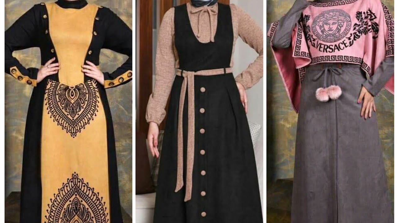 عبايات خروج ملونة مصرية - اجمل عبايات مصرية 5762 13