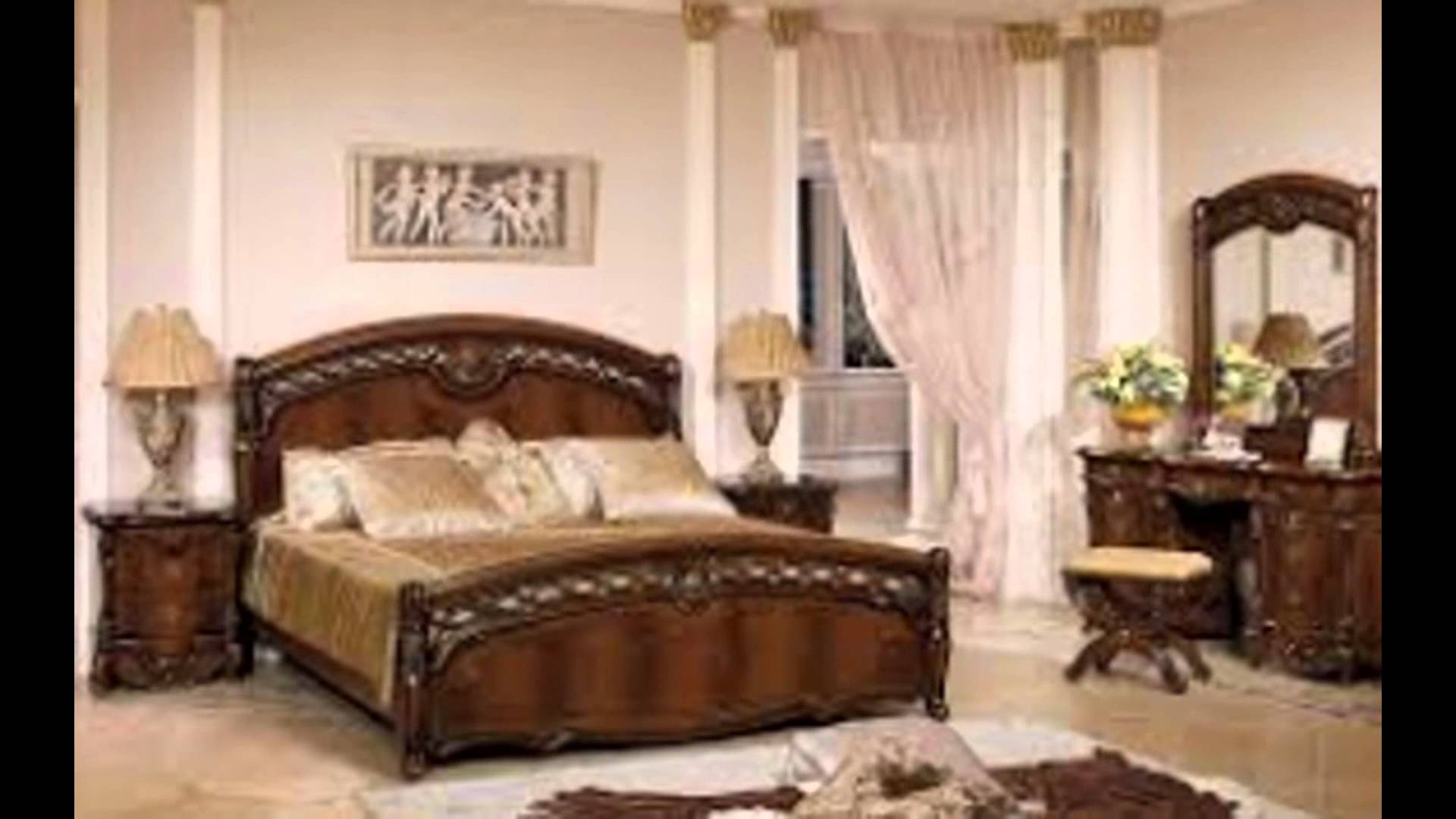 غرف نوم خشب - احدث غرف النوم واختيار نوعيه الخشاب 2034 6