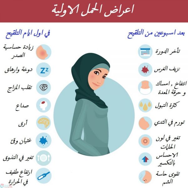 علامات الحمل الاولى- جمعي معلومات مهمة اذا كنتى فى بداية حملك 70