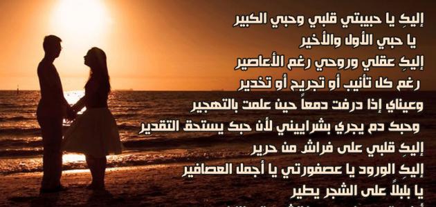 شعر للحبيب الغالي - ابيات شعريه فى وصف الحبيب الغالي 3686 2