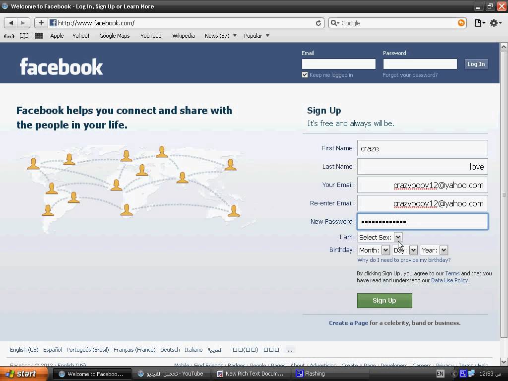 كيف اعمل فيس بوك - كيفية انشاء حساب فيس بوك 3644 1