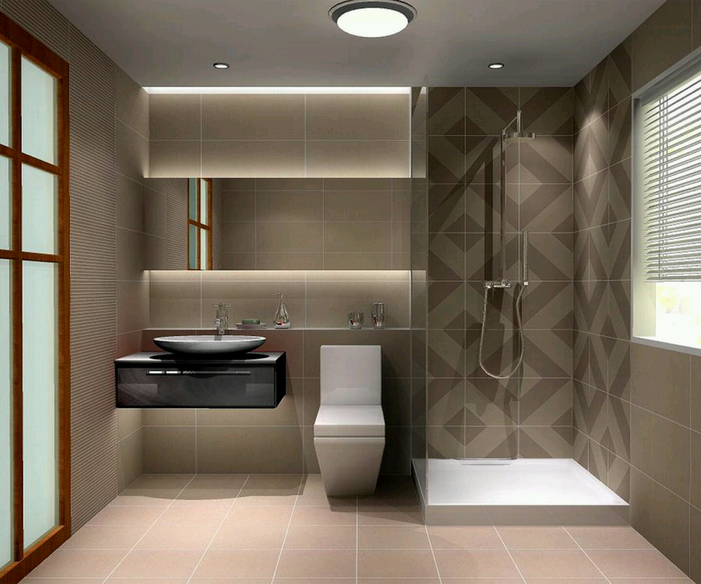 تصاميم حمامات ديكورات حمام 2020 احساس ناعم