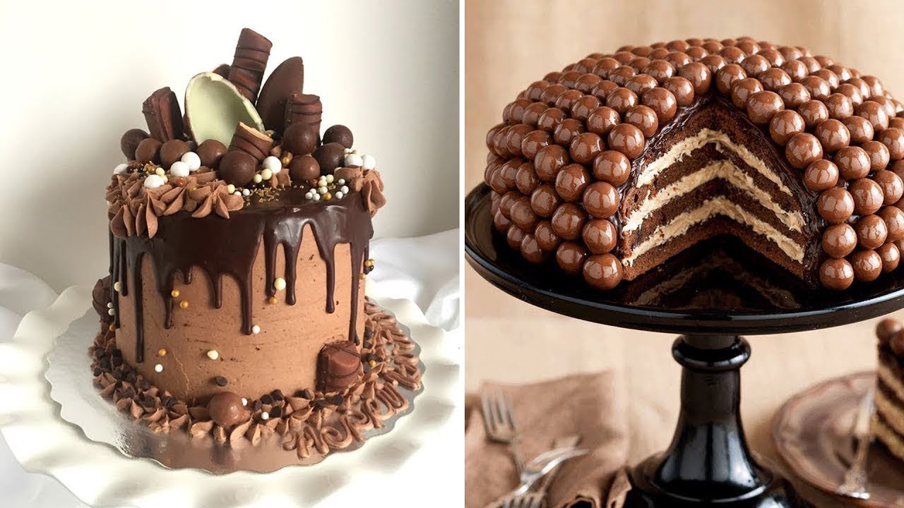 1827 1 طريقة تزيين كيكة الشوكولاته - خطوات تزيين التورتة بالشوكولاتة تهاني كرامي