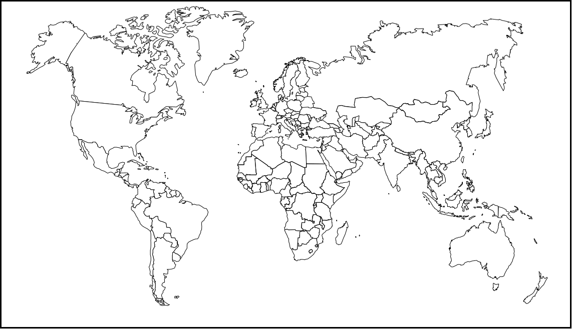 6690 خريطة العالم صماء ريم الحارة